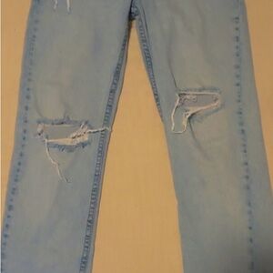 Signature by Levi Strauss Men's Light Blue Ripped Skinny Jeans